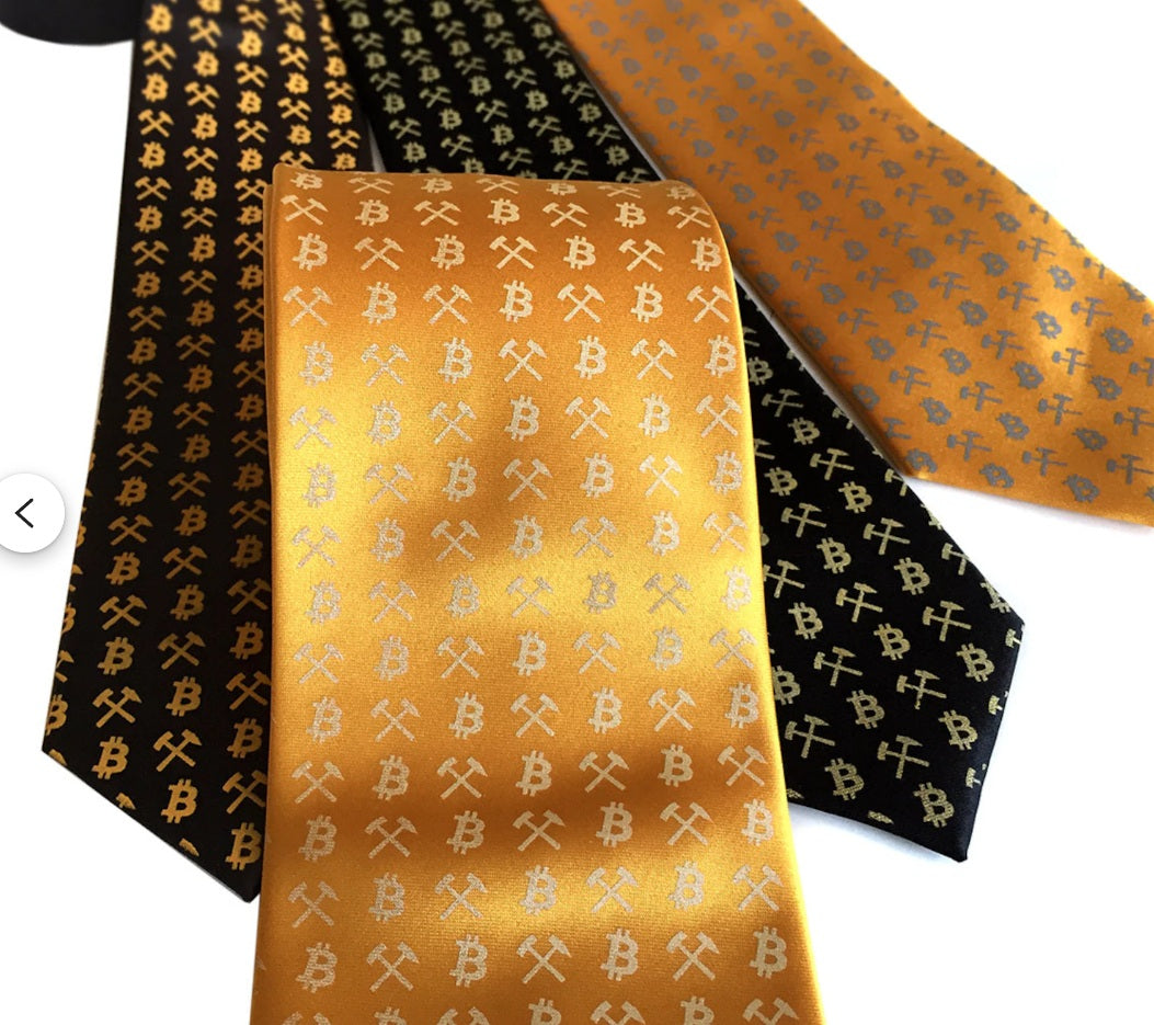 Bitcoin Maxi Tie - Made in the USA!
