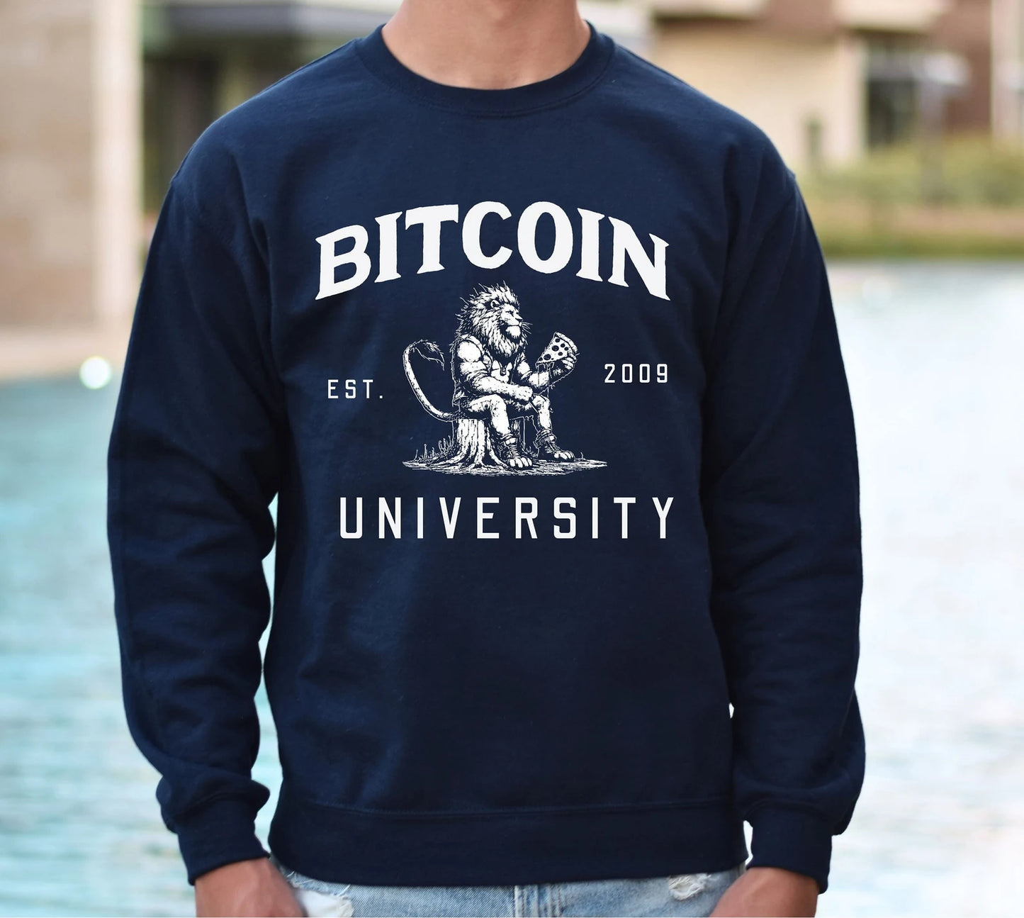 Bitcoin University Alpha Unisex Crewneck