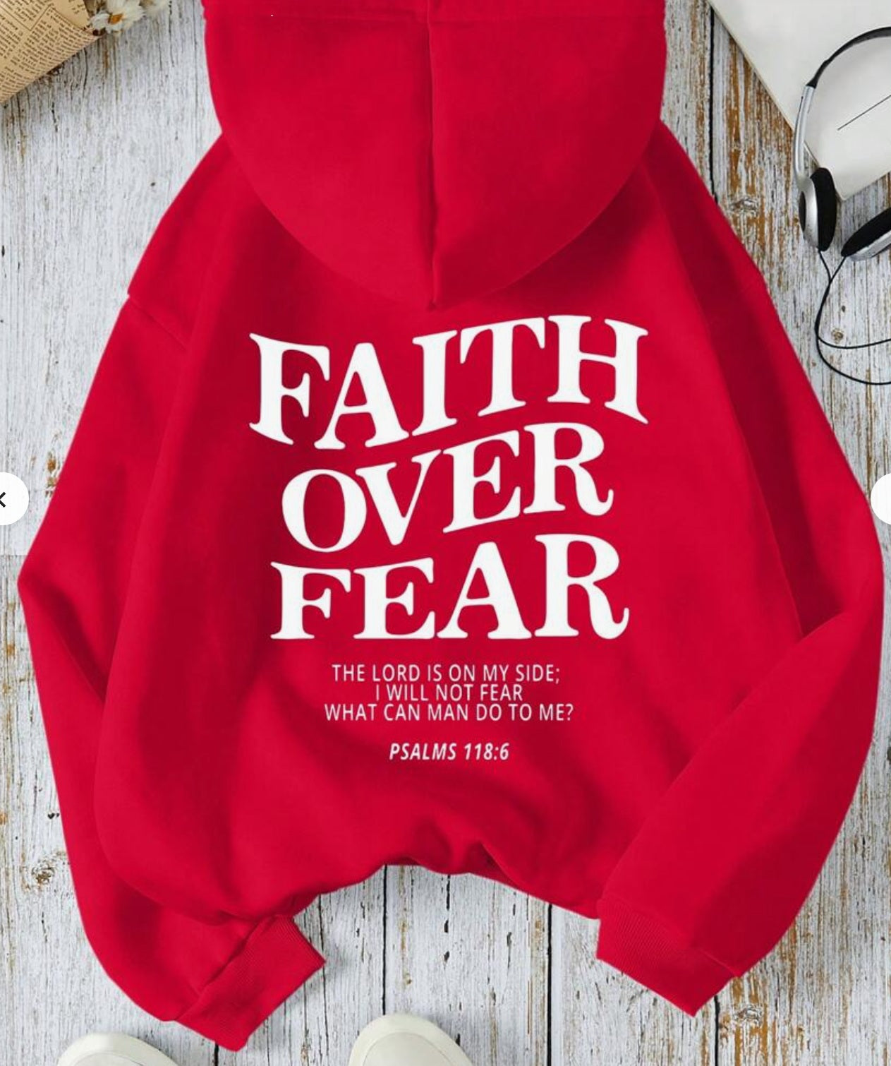 Faith Over Fear Unisex Hoodie