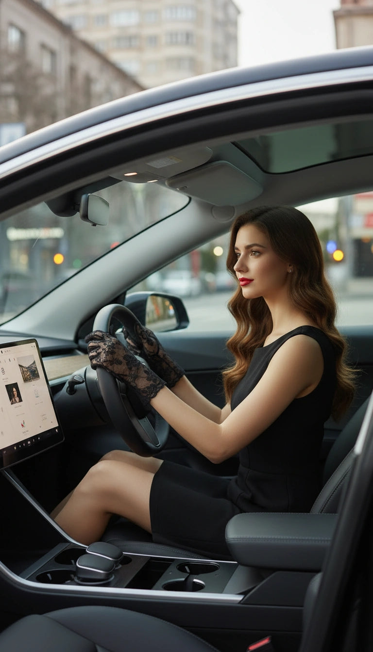 CHARMing GLOVETTA™ - from horse races to crypto wallets, trading, mining & electric car driving - pairs 👠👠with Lioness Grace 18k gold plated charms