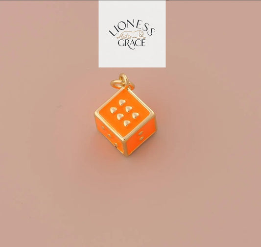 BTC Dicy Market Meme Charm (18K Gold Plated)